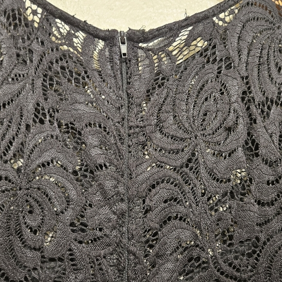 Elegant Black Lace Dress - Picture 8 of 10